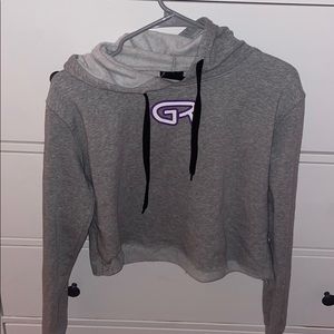 “Groove” cropped hoodie